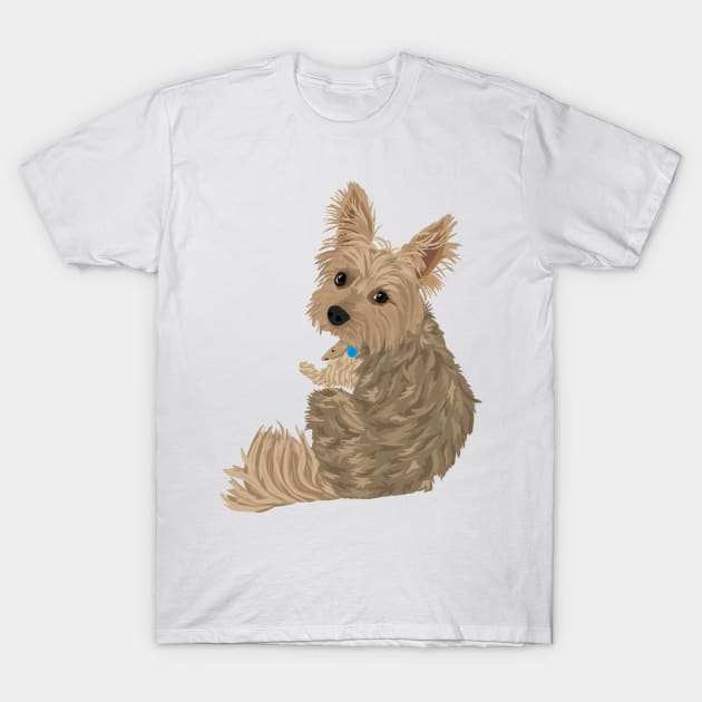 yorkshire terrier T-Shirt by quirkyandkind